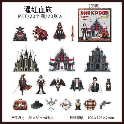 A4#20566 Dark Pixel Series Sticker