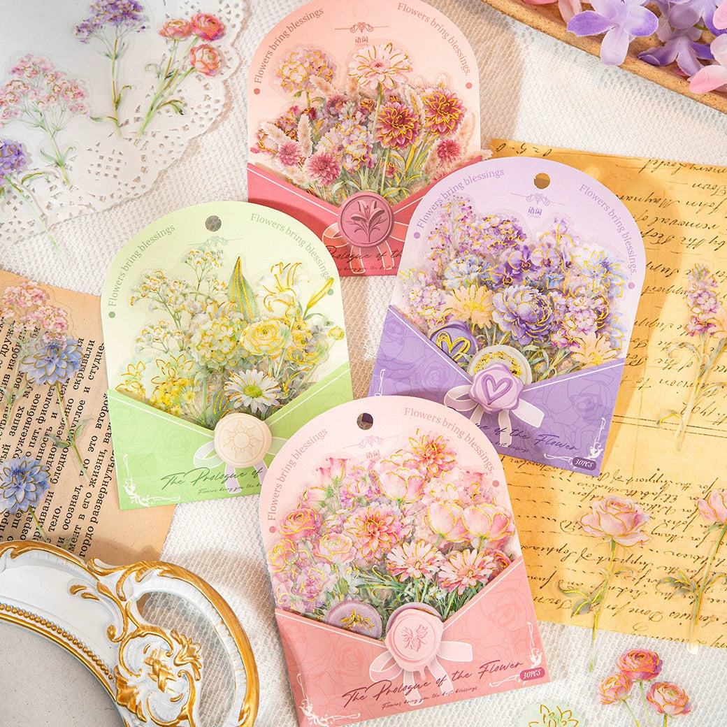 #20477 Flower Series Sticker