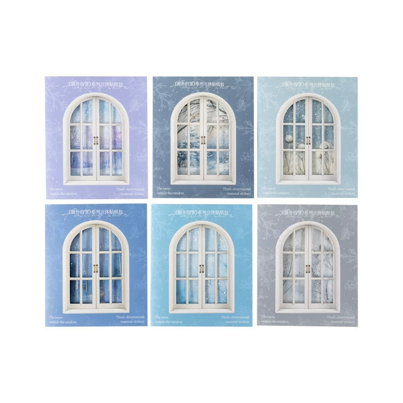 B5#20315 Snow Scenery Series Sticker