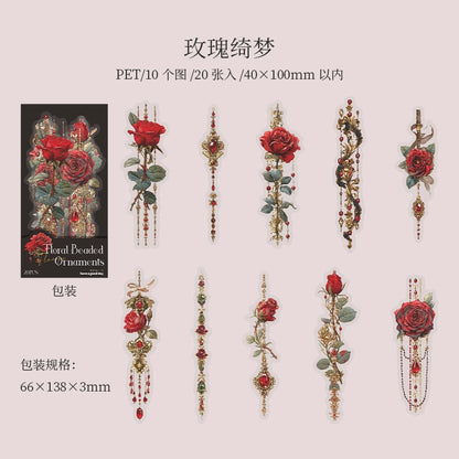 #20401 Flower Strip Series Sticker