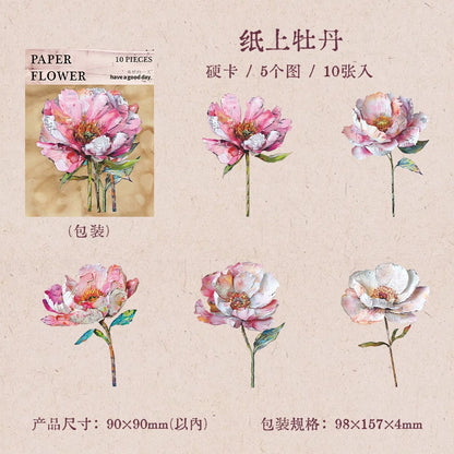 #02934 Paper Flower Series Sticker