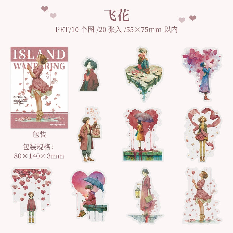 #20611 Island Wandering Series Sticker