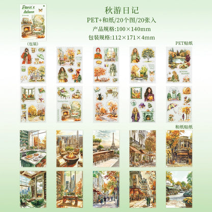 #20006 Paris Autumn Series Sticker Book