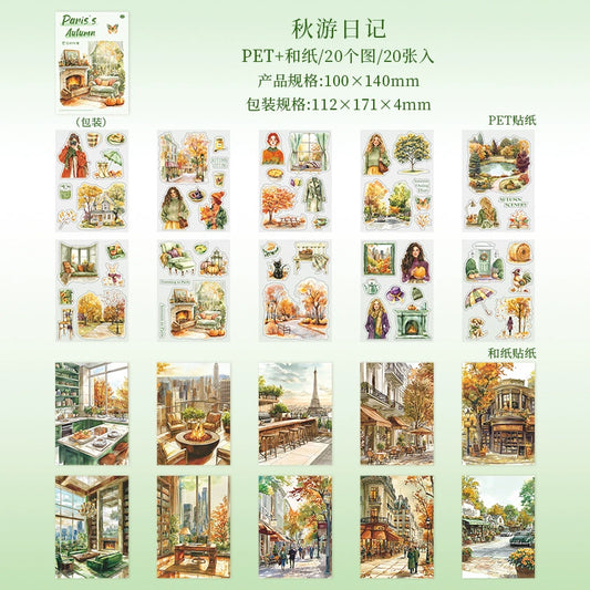 #20006 Paris Autumn Series Sticker Book