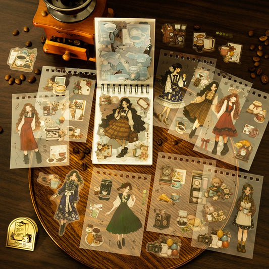 #02947 Coffee flavored Day Series Sticker Book