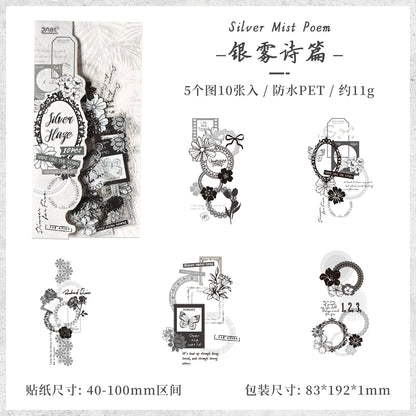 #02997 Flower Tag Series Sticker