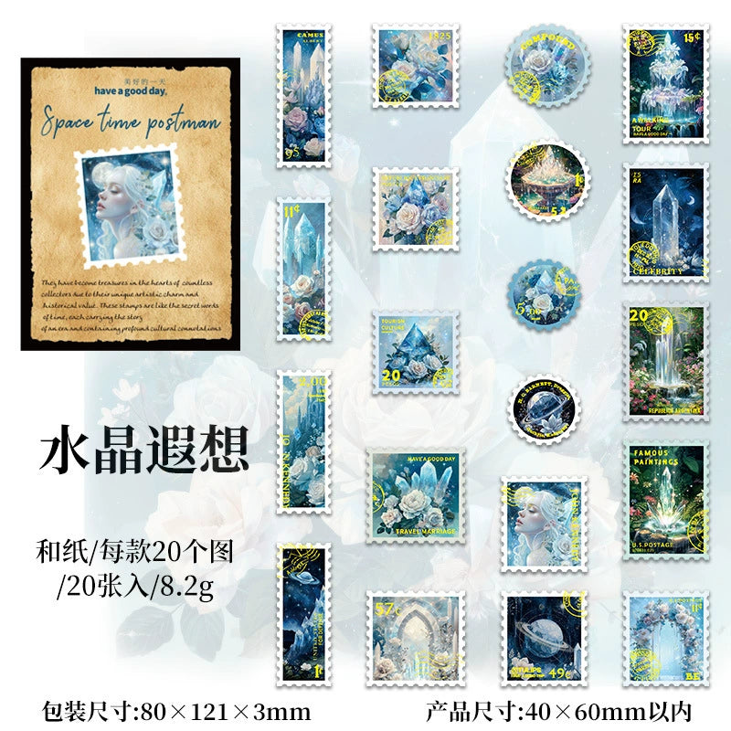 G1#20145 Fantasy Stamp Series Sticker