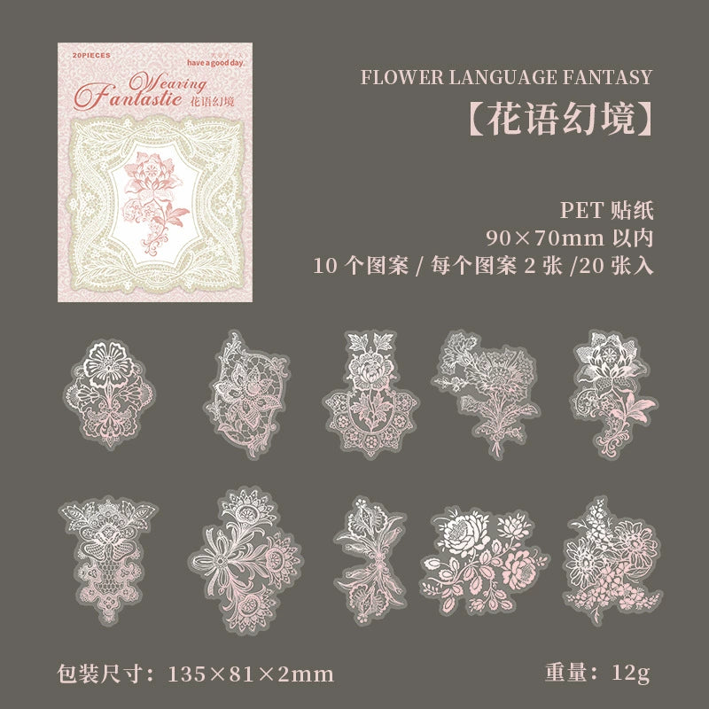 #20188 Lace Strip Series Sticker