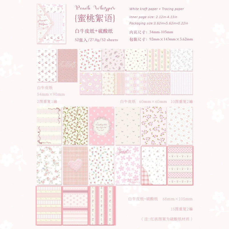 #20613 Floral Trace on Paper Series Paper