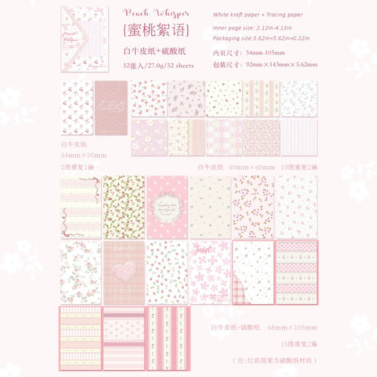 #20613 Floral Trace on Paper Series Paper