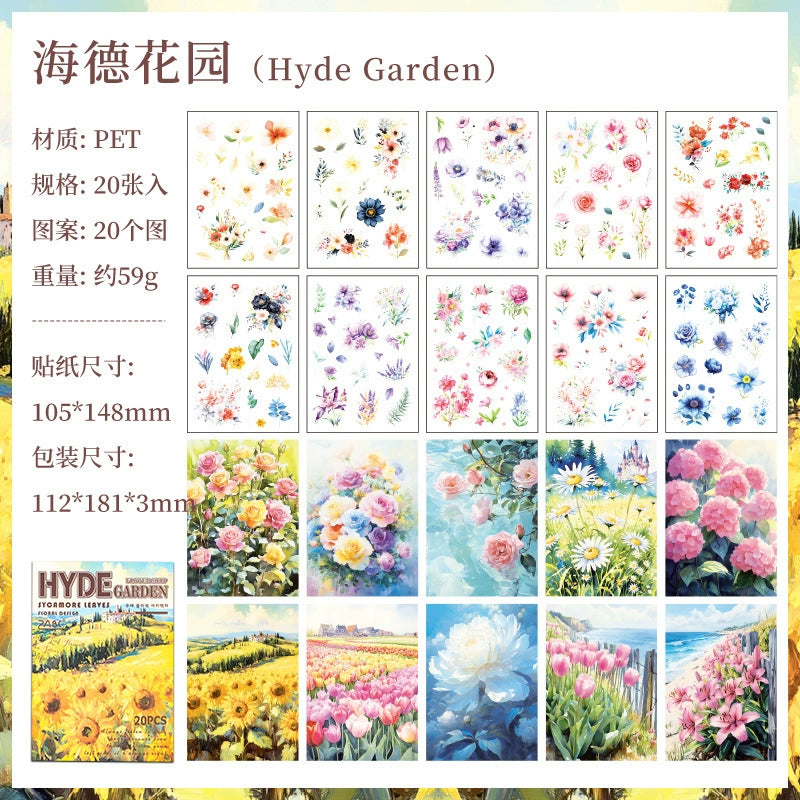 #20176 Flower Series Sticker Book