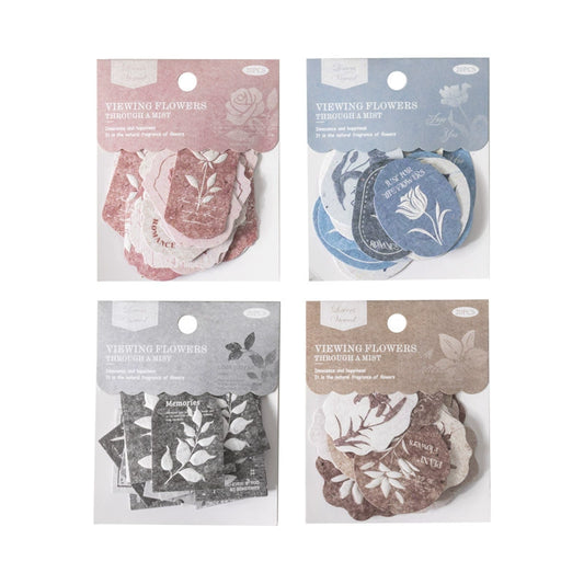 #20420 Viewing Flower in a Mist Series Sticker