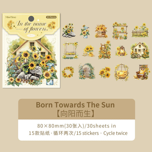 #20557 In the Name of Flowers Series Sticker