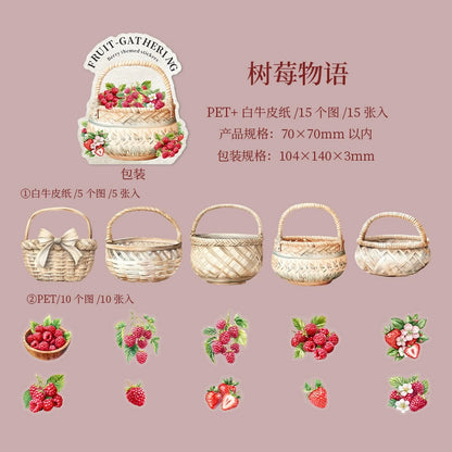 #20106 Fruit in Bucket Series Sticker