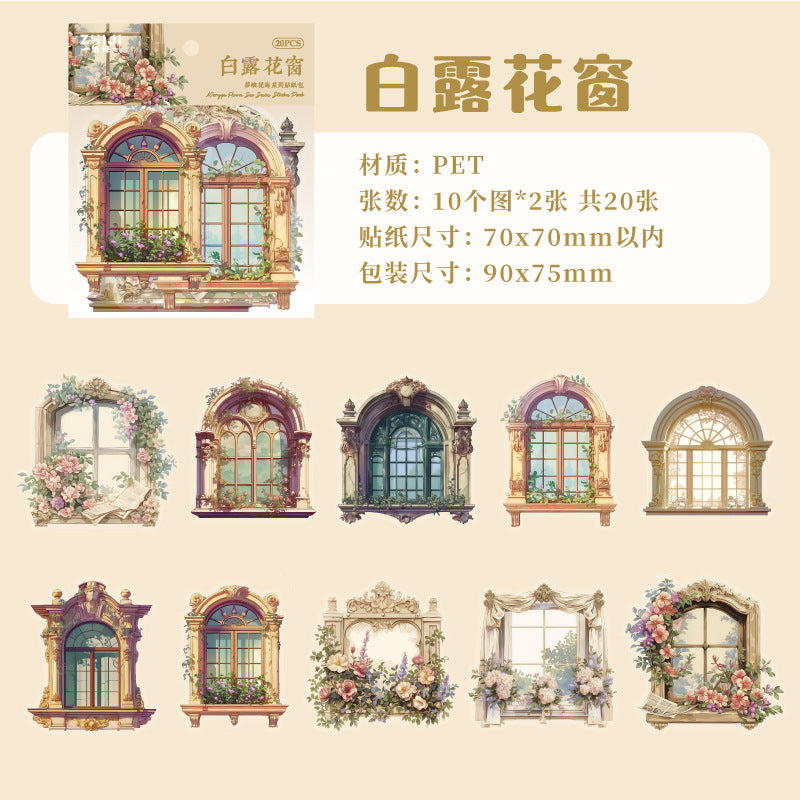 #02374 Flower Everywhere Series Sticker