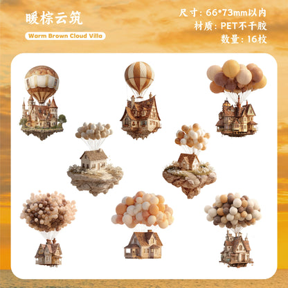 A1#20570 Flying House Series Sticker
