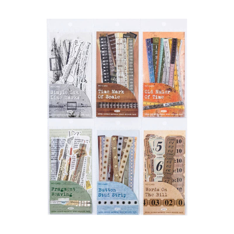 #20478 Retro Strip Series Sticker