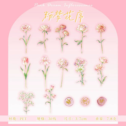 #20477 Flower Series Sticker