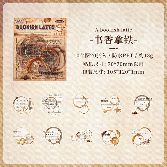 #20567 Coffee Trace Series Sticker