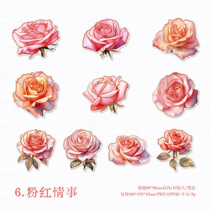 #20241 Rose Series Sticker