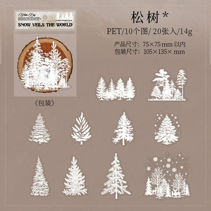 #20298 Snow Series Sticker