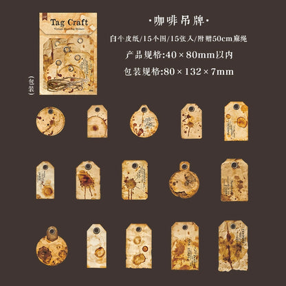 #20311 Vintage Tag Series Sticker