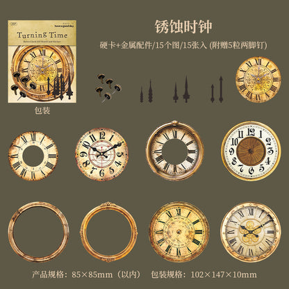#20288 Vintage Clock Series Sticker