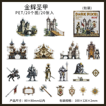 A4#20566 Dark Pixel Series Sticker