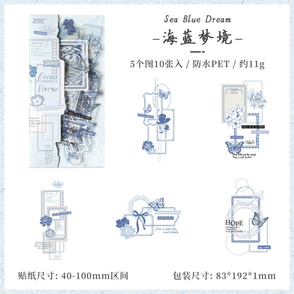#02997 Flower Tag Series Sticker
