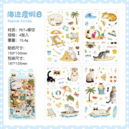 F1#20905 PET Sticker Cat