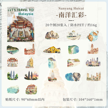 #20568 Let's Travel Series Sticker