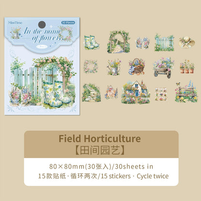 #20557 In the Name of Flowers Series Sticker