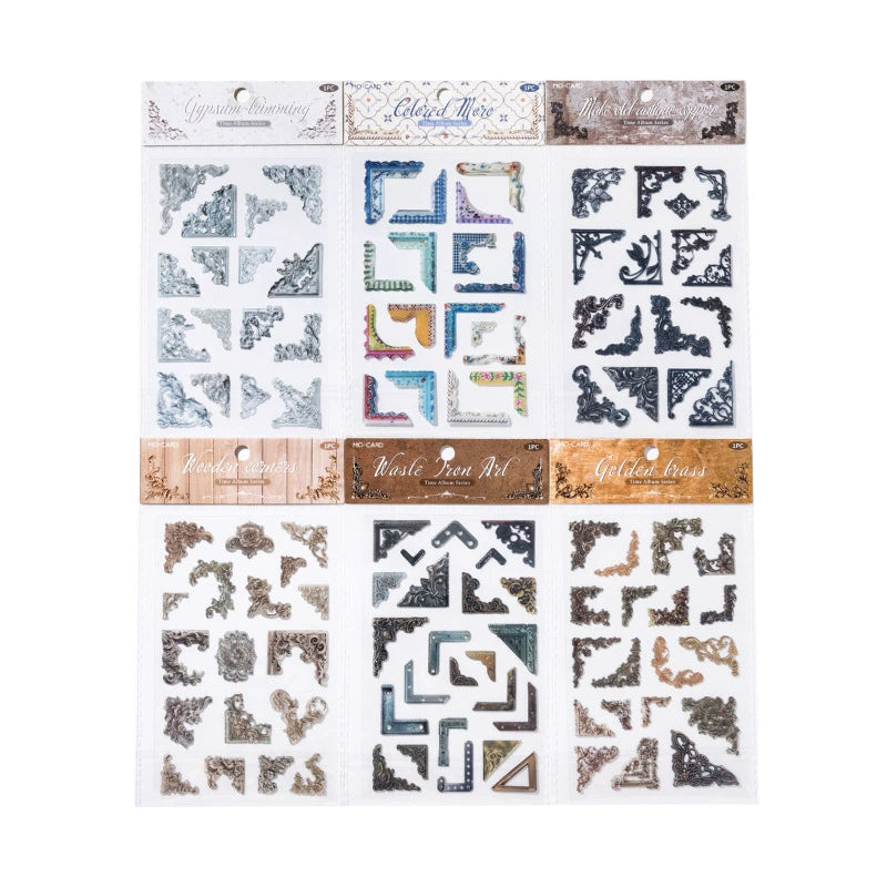 #20211 Vintage Frame Series 3D Sticker