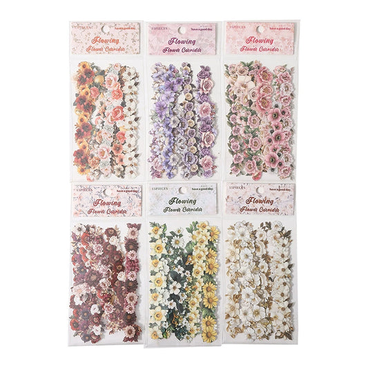 #20047 Flower Strip Series Sticker