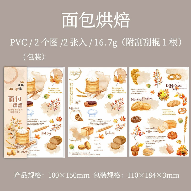 #20316 Coffee Series Transfer Sticker