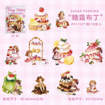 #20312 Girl with Pet Series Sticker