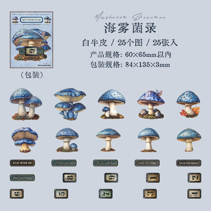 D5#20223 Mushroom Collection Series Sticker