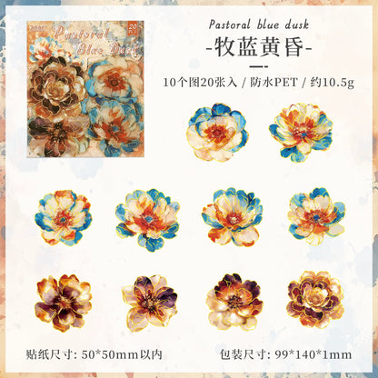 #20074 Gilded Flower Series Sticker