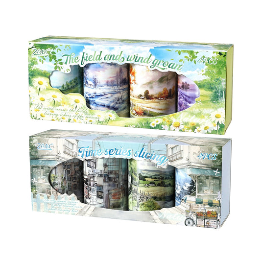 #03208 Four Seasons Scenery Series Tape Set 4 Rolls