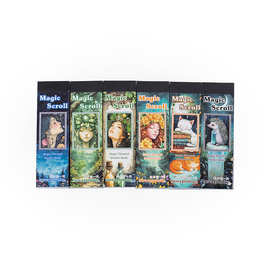 #02966 Magic Animal Book Series Sticker/Paper Book