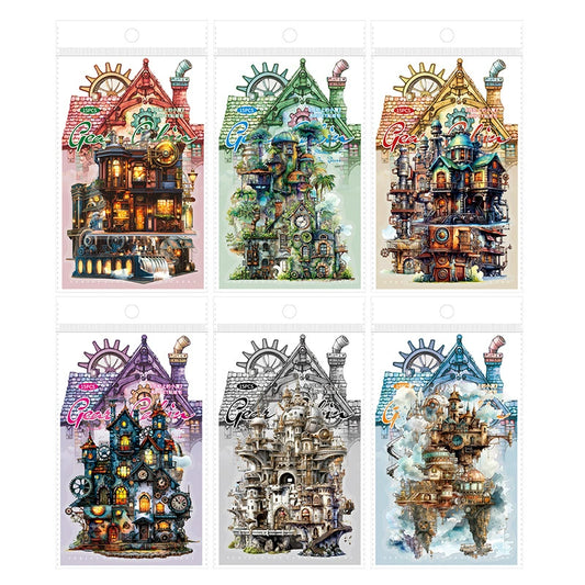 #20124 House on Gear Series Sticker