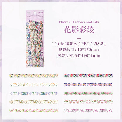 #20302 Flower Strip Series Sticker