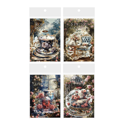 #20457 Flower Tea Series Sticker