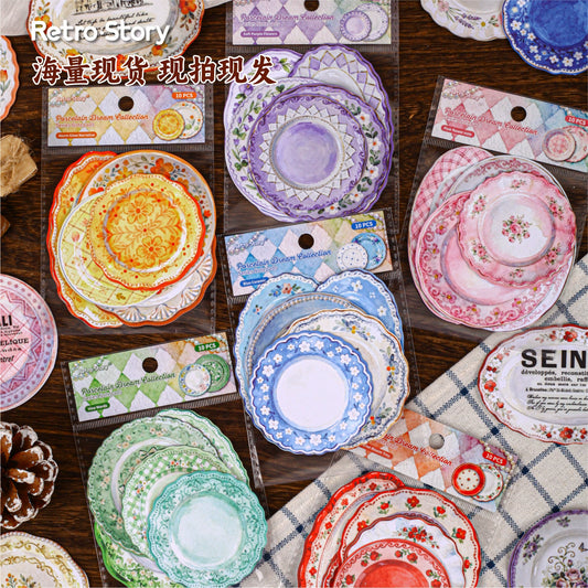 #20095 Clay Plate Series Sticker
