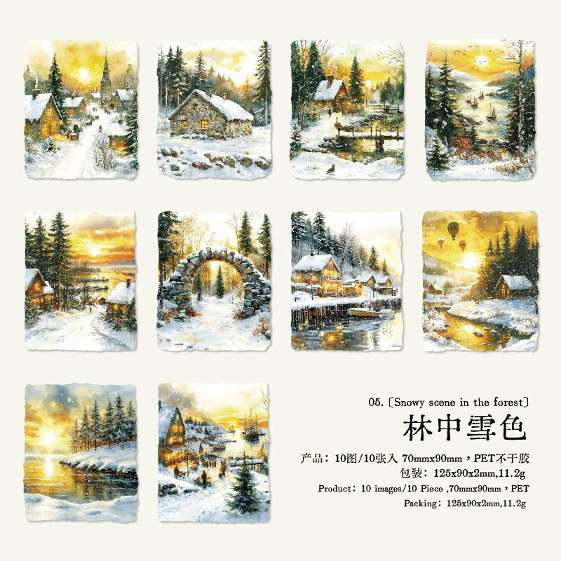 #20475 Sound of Snow Falling Series Sticker
