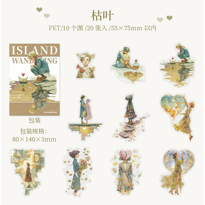 #20611 Island Wandering Series Sticker