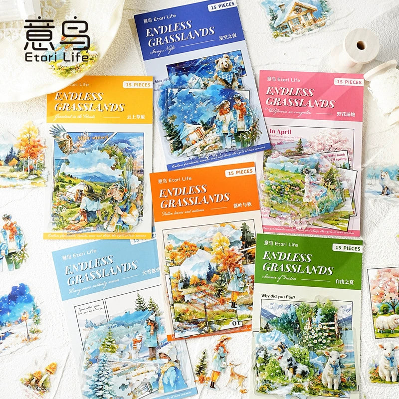 #20476 Endless Grasslands Series Sticker