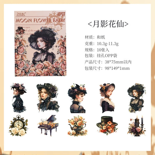 K1#20204 Flower Lady Series Sticker