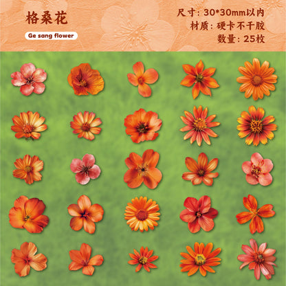#02955 Mix Flower Series Sticker