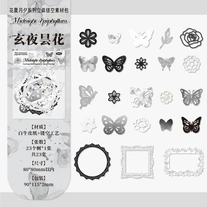 #20070 Lace Butterfly Series Sticker